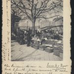 Ansichtskarte Genf Schweiz Markt nach Hamburg 1.1.1904