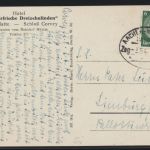 Bahnpost Ansichtskarte Corvey Aachen Holzminden Zug154 Benediktiner Abtei Höxter