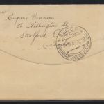 Flugpost air mail Brief Canada EF UPU 5c Stratford Ontario nach Lecce Italien