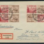 Reich Zusammendruck R Brief selt. SST Berlin Reichstag Bolschewismus ohne Maske