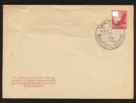 D Reich Privatganzsache Flugpost airmail PU 143 C 1 Adler Globus Postwertzeichen