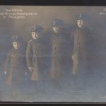 Ansichtskarte Söhne Kronprinzen Zum Besten der Kriegshilfe Feldpost Kiel mit bl.