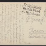 Sport Reich Ansichtskarte Hindenburg SST Reichsfestspiele Heidelberg