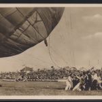 Flugpost air mail Niederlande Ballonpost selt Foto Ansichtskarte Montreal Kanada