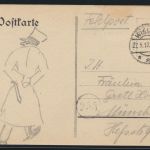 Feldpost D. Reich Ansichtskarte Wismar Mecklenburg Zum alten Schweden Künstler
