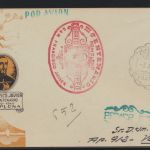 Flugpost air mail Spanien Spain Gedenken an Francisco Javier Pamplona Valencia