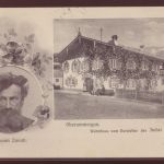 Deutsches Reich Ansichtskarte Oberammergau Johann Zwink Judas Darsteller mit