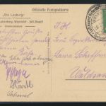Wunsiedel Festpostkarte Die Losburg Volksschauspiel inter. SST nach Waldsassen