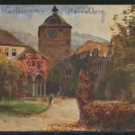 Ansichtskarte Schloß Heidelberg Sonder Maschinen Werbestempel Reichsfestspiele