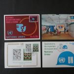 UNO Vereinte Nationen Genf schönes Lot von 9 versch. Maximumkarten meist 1980