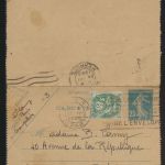 Frankreich Ganzsache Kartenbrief 25c nach Béziers France postal stationery
