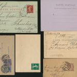 Frankreich Lot 10 Ganzsachen 1x mit Aufdruck France Lot of 10 postal stationery