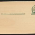 USA Privatganzsache Aristo postal stationery 1 cent green Jefferson
