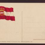 Ansichtskarte Pola riva Kroatien mit Flagge Verlag F.W. Schrinner 1912