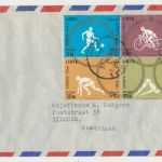 Libyen Afrika Brief Sport Tilburg Niederlande Libya africa cover Sport Tilburg