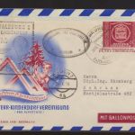 Flugpost airmail Ballonpost balloon post Österreich 60g UPU Privatganzsache