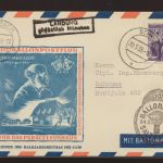 Flugpost airmail Ballonpost balloon post Österreich 30g Privatganzsache