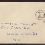 Schiffspost Paquebot Afrika Kap der guten Hoffnung Taxe 10c nachtaxiert New York
