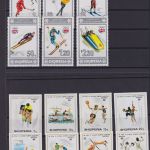 Albanien Olympia Montreal 1976 5 komplette Ausgaben Luxus postfrisch MNH