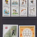 Albanien Olympia Montreal 1976 5 komplette Ausgaben Luxus postfrisch MNH