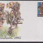 Papua Neuguinea New Guinea Ganzsache Weihnachten Christmas Ureinwohner postal