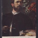 Judaika Arnold Böcklin Erfinder der Jugendstilschrift Ansichtskarte Frankreich
