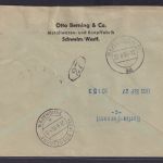 Bund Eilboten Flugpost mit Absenderfreistempel AFS 085 + Sonderstempel Schwelm