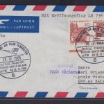 Flugpost airmail Brief Eröffnungsflug LH 736 Destination Dar es Salaam ab Frank-