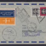 Flugpost airmail DDR Leipzig Warschau Polen 1960