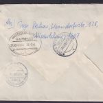 Bahnpost DDR Eilbrief MEF 20 Pfg. ab Niederlehme Königs Wusterhausen n Berlin