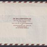 Flugpost Ballonpost Österreich Juventute 39. Ballonpostflug Mauerkirchen 10.3.68
