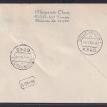 DDR Eilboten Brief Dresden nach Eschenburg Hessen Weltkommunikation 1.2.1984