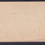 Großbritannien Ganzsache Privatdruck rückseitig Haddock Parker & Co Liverpool