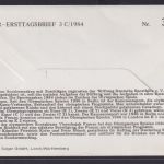 Sport Bund Olympia Brief FDC SST Berlin 12.4.1984 Wassersport Ruderer