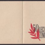 Polen Klappkarte 50 Legie ZZNP Polnischer Lehrerverband 952-953