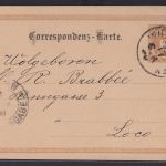 Österreich Ganzsache 2 Kreuzer ab Wieden Wien 18.11.1890