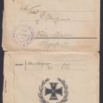 Deutsches Reich Feldpost vorgedruckter Umschlag I. Weltkrieg XVIII Armeekorps