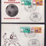 Fußball Weltmeisterschaft Bund 10 Briefe verschied. SSST Sport Festpreis 50,00
