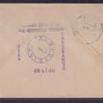 Flugpost airmail Curacao Brief EF Destination Aruba Cleveland Ohio USA