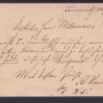 Österreich Ganzsache 5 H. ab Brünn Brno Tschechien Böhmen 20.7.1900