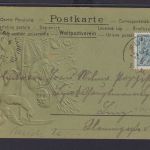 Ansichtskarte Jugendstil Art Nouveau Prägekarte mit Goldauflage Sommer Kinder