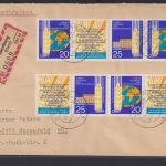 DDR Zusammendruck R Brief Ilsenburg nach Harsefeld Getreide Brot Kongress