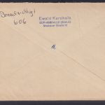 DDR R Brief EF Block 59 Luftpost Ausstellung Aerosozphilex Halle nach Hamburg