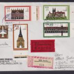DDR Eilboten Biref Berlin Denkmalpflege ICOMOS 2869-2872 vom Rand