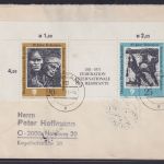 DDR Brief Zusammendruck Widerstandskämpfer W Zd 251 Potsdam nach Hamburg 22.7.71