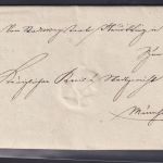 Altdeutschland Bayern Brief K1 Altötting nach München rs. L2 8.7.1843