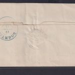 Militaria Altdeutschland Hannover Brief blauer K2 Fürstenau nach Wittlage und