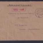 Bizone Lüchow Wendland Geschäftsbrief Gebühr bezahlt nach Hamburg 29.8.1945