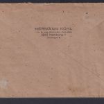 Bizone Lüchow Wendland Geschäftsbrief Gebühr bezahlt nach Hamburg 29.8.1945