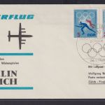 Flugpost airmail DDR Interflug Sonderflug Berlin Zürich Flughafen Schweiz